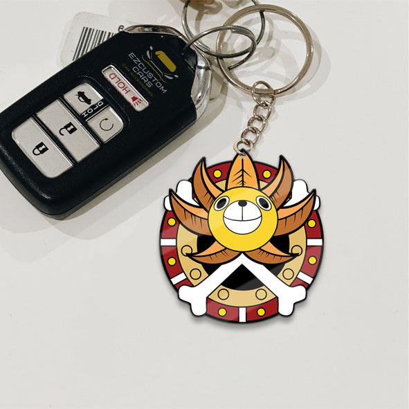 Thousand Sunny Symbols Keychains Custom One Piece Anime Car Accessories - EzCustomcar - 2