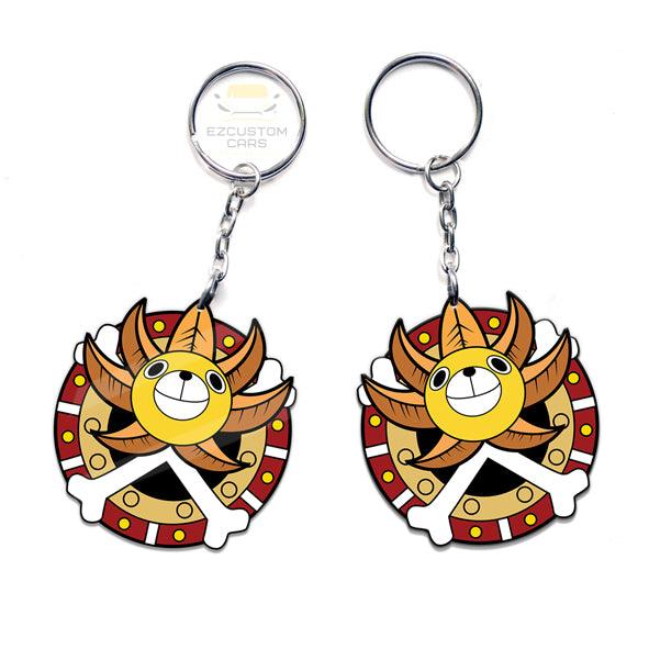 Thousand Sunny Symbols Keychains Custom One Piece Anime Car Accessories - EzCustomcar - 3