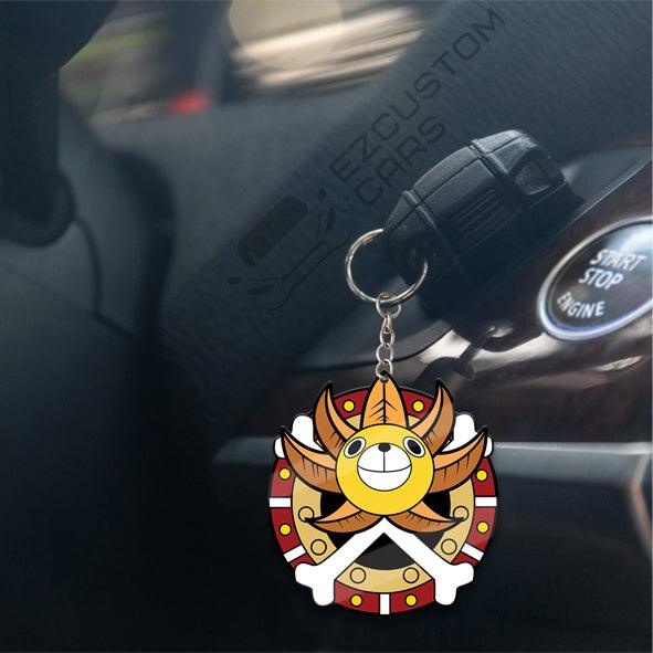 Thousand Sunny Symbols Keychains Custom One Piece Anime Car Accessories - EzCustomcar - 4