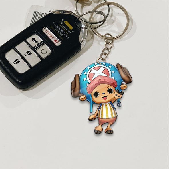 Tony Tony Chopper Keychains Custom One Piece Anime Car Accessories - EzCustomcar - 2