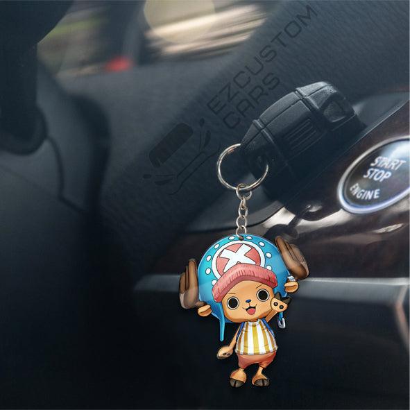 Tony Tony Chopper Keychains Custom One Piece Anime Car Accessories - EzCustomcar - 4