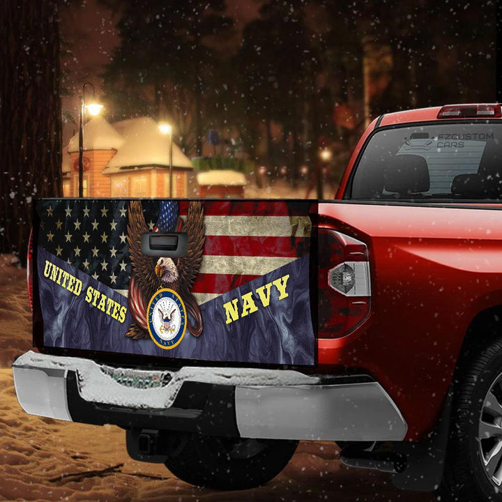 Navy US Military Force Truck Tailgate Decal - EzCustomcar - 2
