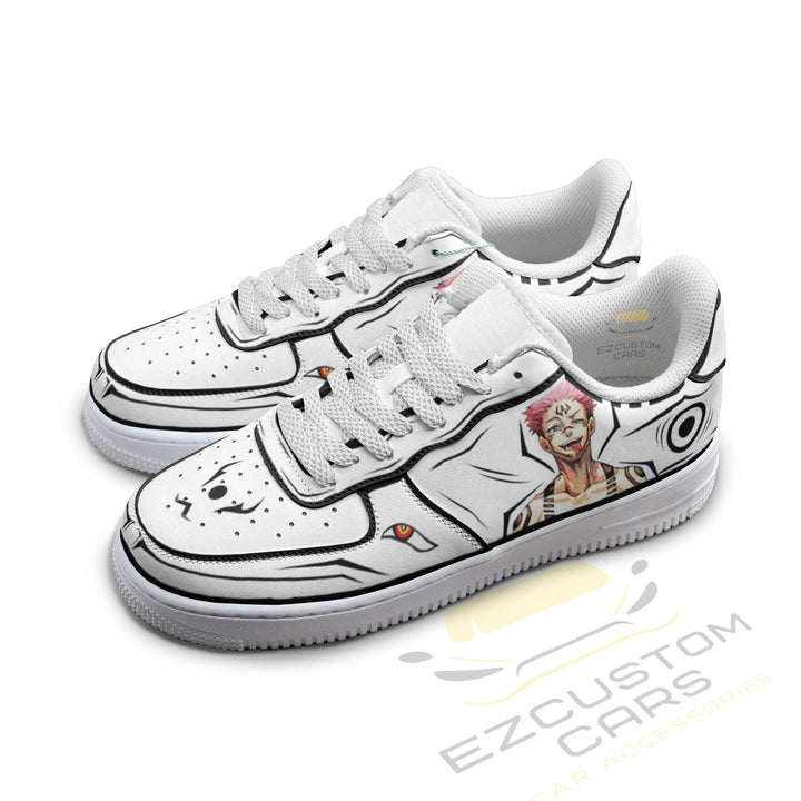 Ryomen Sukuna Sneakers Custom Jujutsu Kaisen Shoes - EzCustomcar - 2