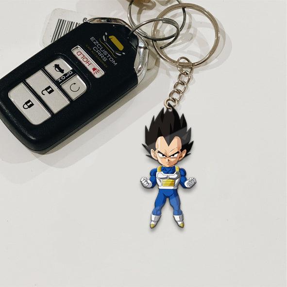 Vegeta Classic Keychains Custom Anime Dragon Ball Car Accessories - EzCustomcar - 2