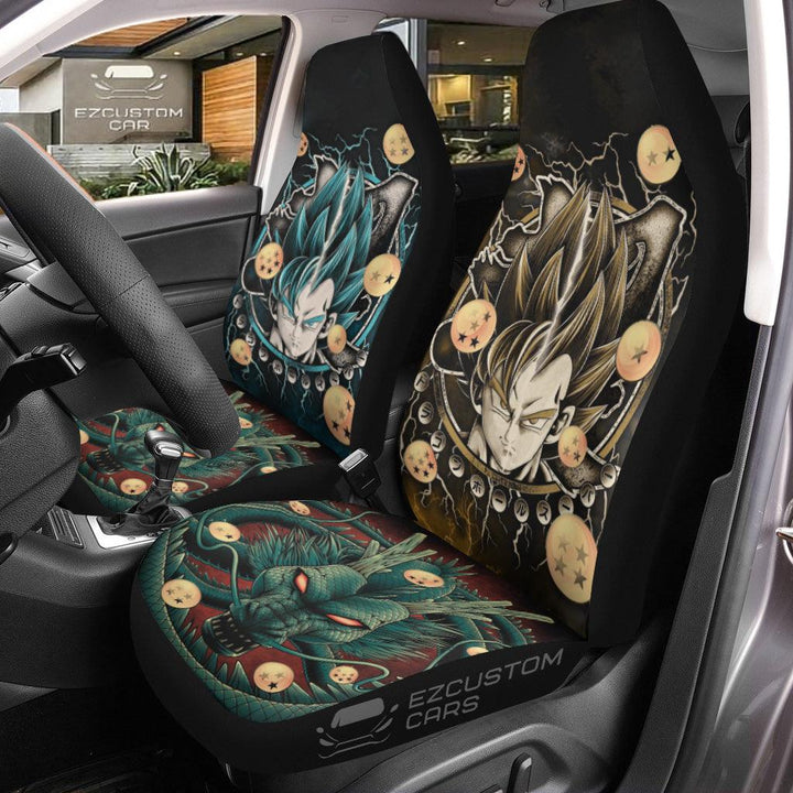 Goku Car Seat Covers Custom Anime Dragon Ball Car Accessoriesezcustomcar.com-1