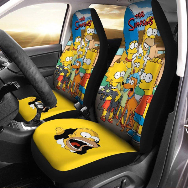 Familia The Simpson Car Seat Coversezcustomcar.com-1