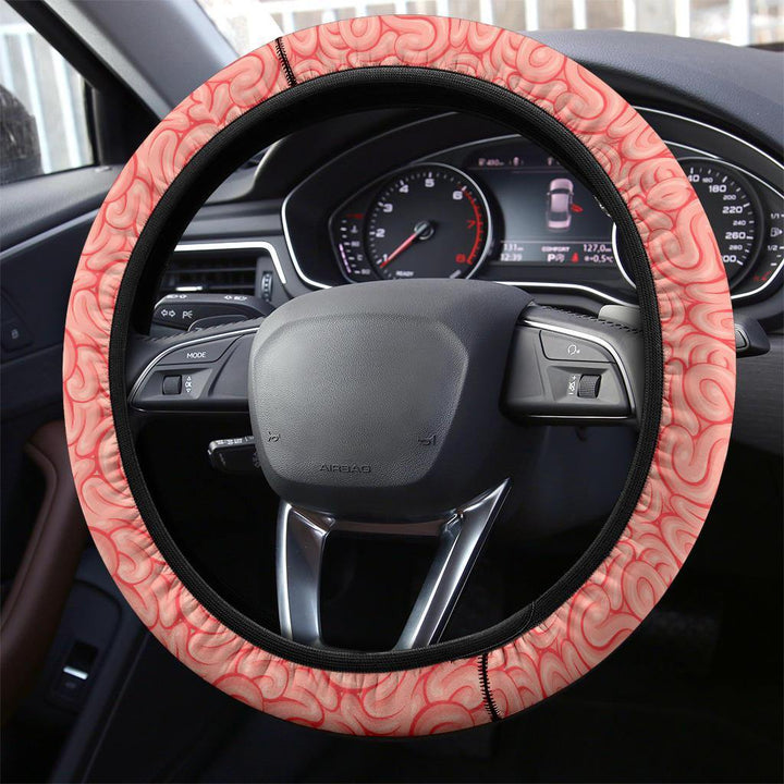 Brain Pattern Custom Steering Wheel Cover - Customforcars - 3