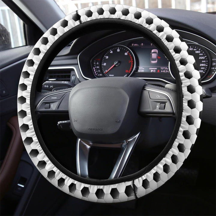 Ball Pattern Custom Steering Wheel Cover - Customforcars - 3