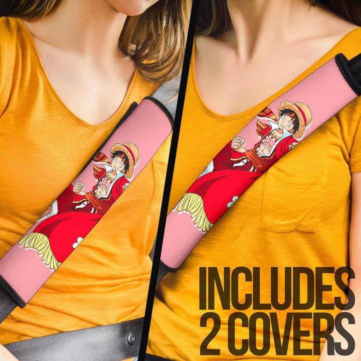 Luffy Seat Belt Covers One Piece Anime - Customforcars - 4