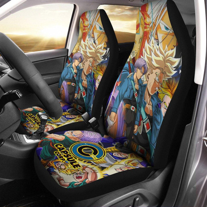 Future Trunk Car Seat Covers Custom Dragon Ball Super Animeezcustomcar.com-1