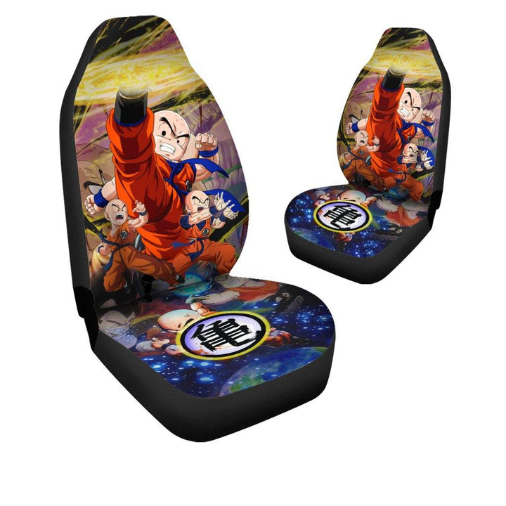 Krillin Car Seat Covers Custom Dragon Ball Super Anime - Customforcars - 4