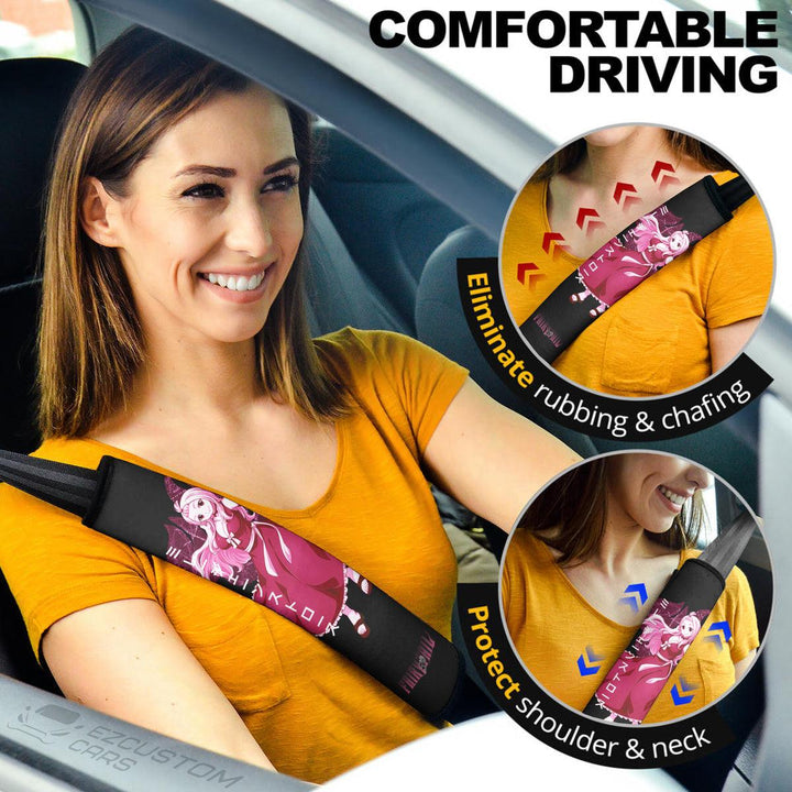 Mirajane Strauss Seat Belt Covers Custom Fairy Tail Car Accessories Christmas Gifts - EzCustomcar - 4