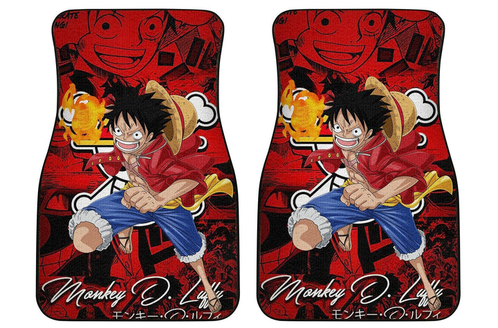 Monkey D. Luffy Car Floor Mats Custom One Piece Anime-ezcustomcar-12