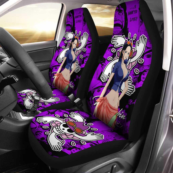 Nico Robin Car Seat Covers Custom One Piece Anime - Customforcars - 2