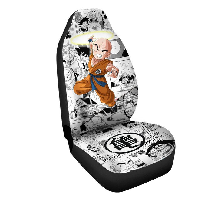 Krillin Mix Manga Car Seat Covers Anime Dragon Ball Super - Customforcars - 4