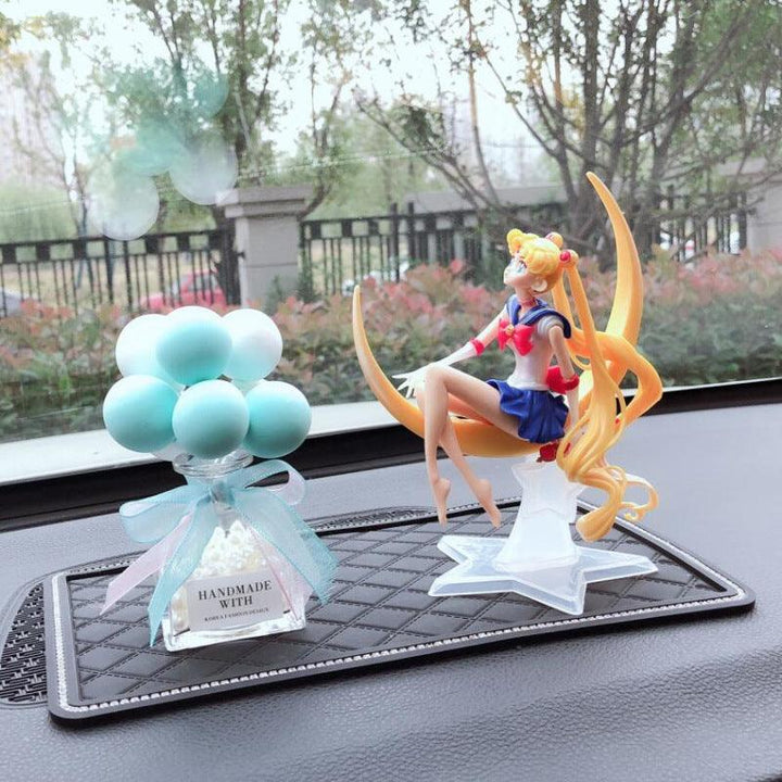 Usagi Tsukino Sailor Moon Figure Car Dashboard Ornament Decoration Anime Car Accessories - EzCustomcar - 1