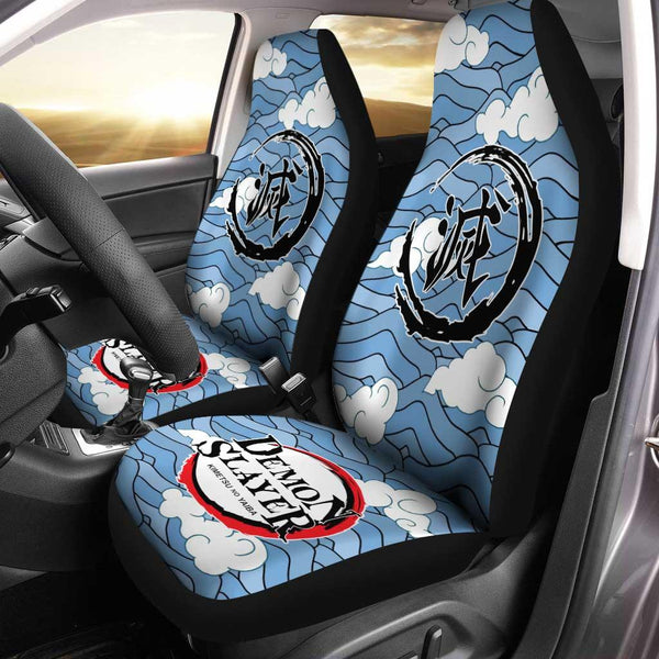 Sakonji Urokodaki Pattern Demon Slayer Car Seat Covers Custom Kinometsu no Yaibaezcustomcar.com-1