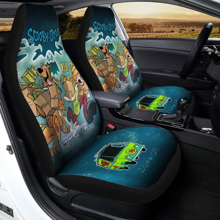Scooby-Doo and Zoinks Cartoon Car Seat Covers - Customforcars - 2