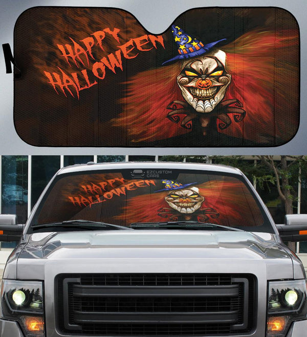 Halloween Car Accessories Custom Car Windshield Sun Shade Happy Halloween - EzCustomcar - 1