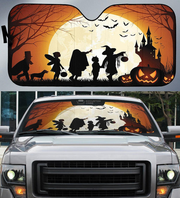 Halloween Car Accessories Custom Car Windshield Sun Shade Halloween Characters - EzCustomcar - 1