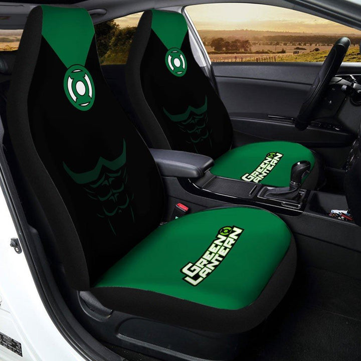 Green Lantern Super Hero Car Seat Covers - Customforcars - 2