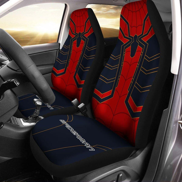 Super Hero Symbol Spiderman Car Seat Coversezcustomcar.com-1