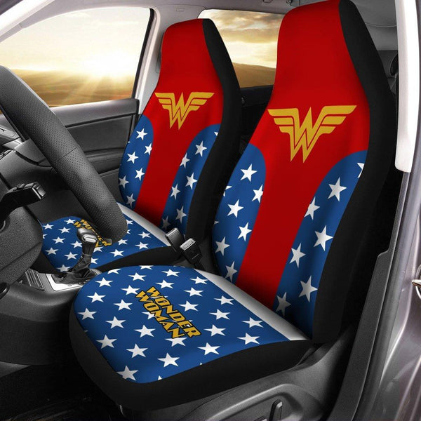 Wonder Woman Super Hero Car Seat Coversezcustomcar.com-1