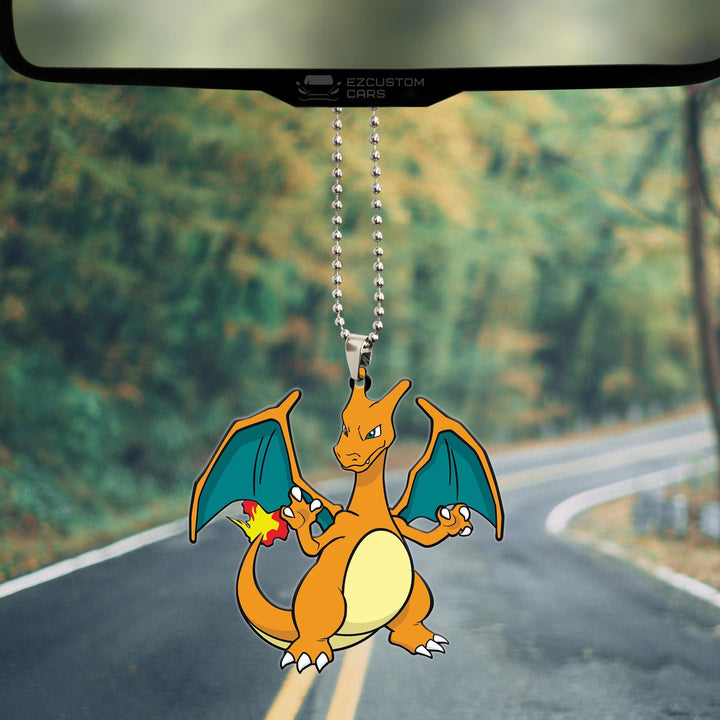 Pokemon Car Accessories Anime Car Ornament Ash's Charizard - EzCustomcar - 3