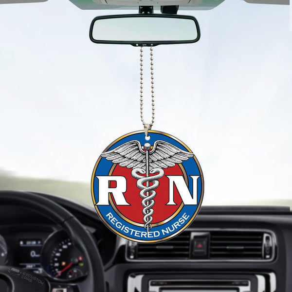 Nurse Car Accessories Custom Car Ornament Nurse Symbol - EzCustomcar - 1