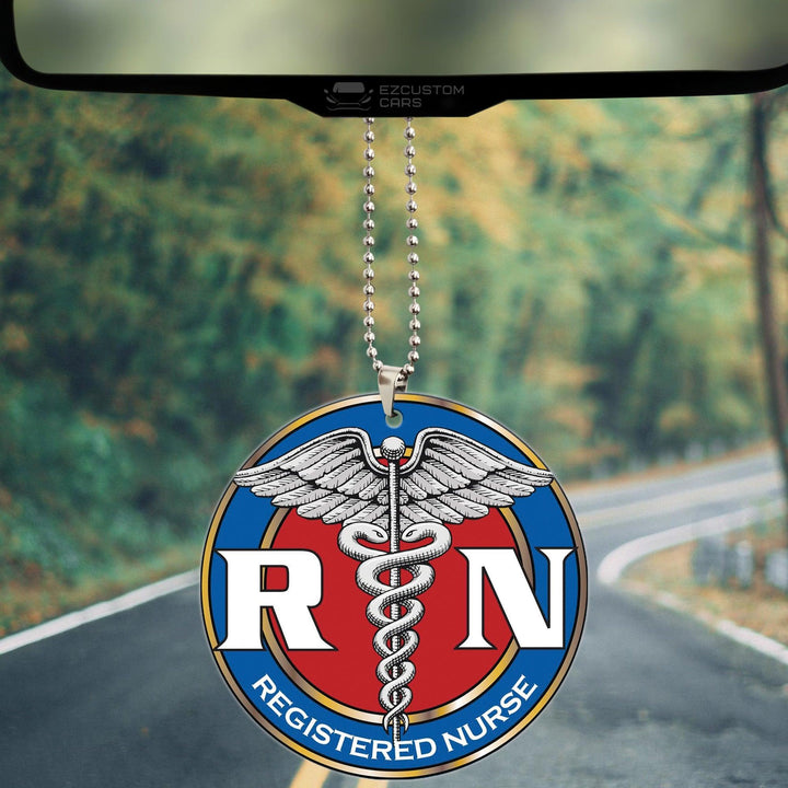 Nurse Car Accessories Custom Car Ornament Nurse Symbol - EzCustomcar - 3