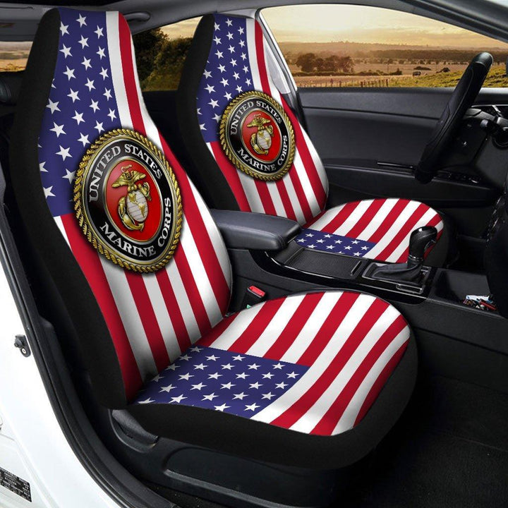 United States Marine Corps Car Seat Covers - Customforcars - 3
