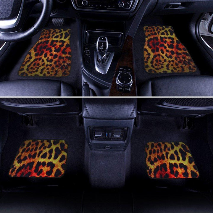 Wild Cheetah Skin Pattern Car Floor Mats - Customforcars - 3