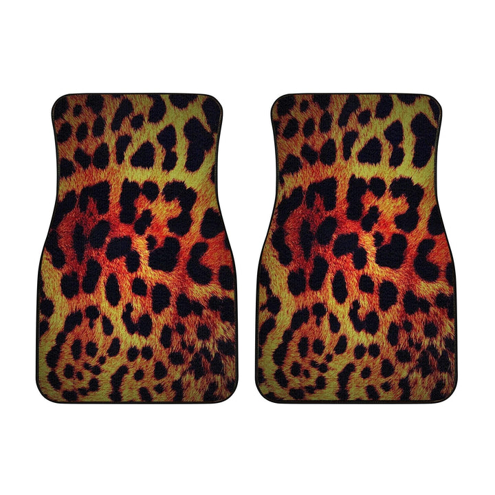 Wild Cheetah Skin Pattern Car Floor Mats-ezcustomcar-12
